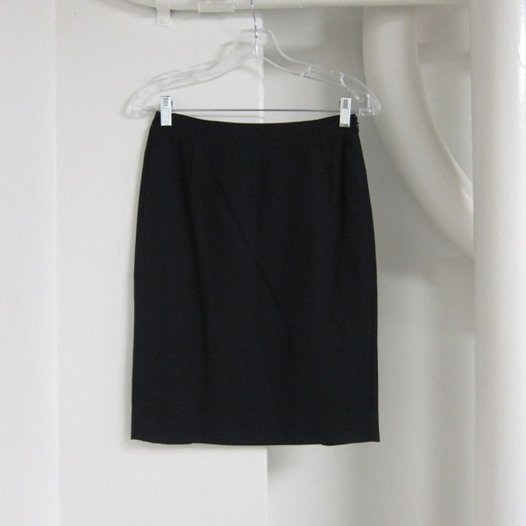 Authentic Balenciaga Black Pencil Skirt